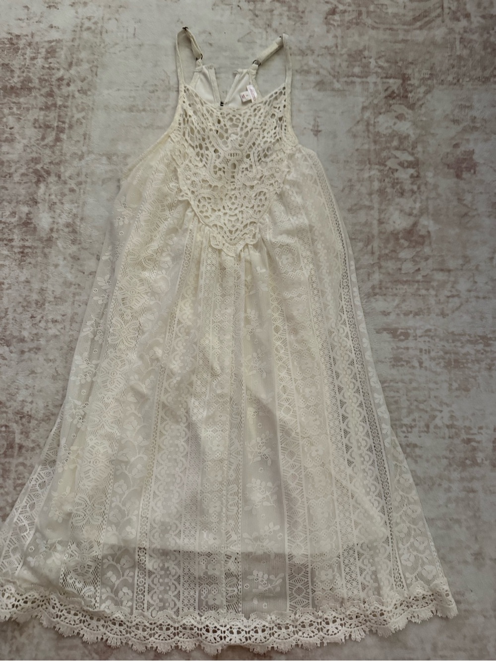 Xhilaration White Crochet Lace Dress